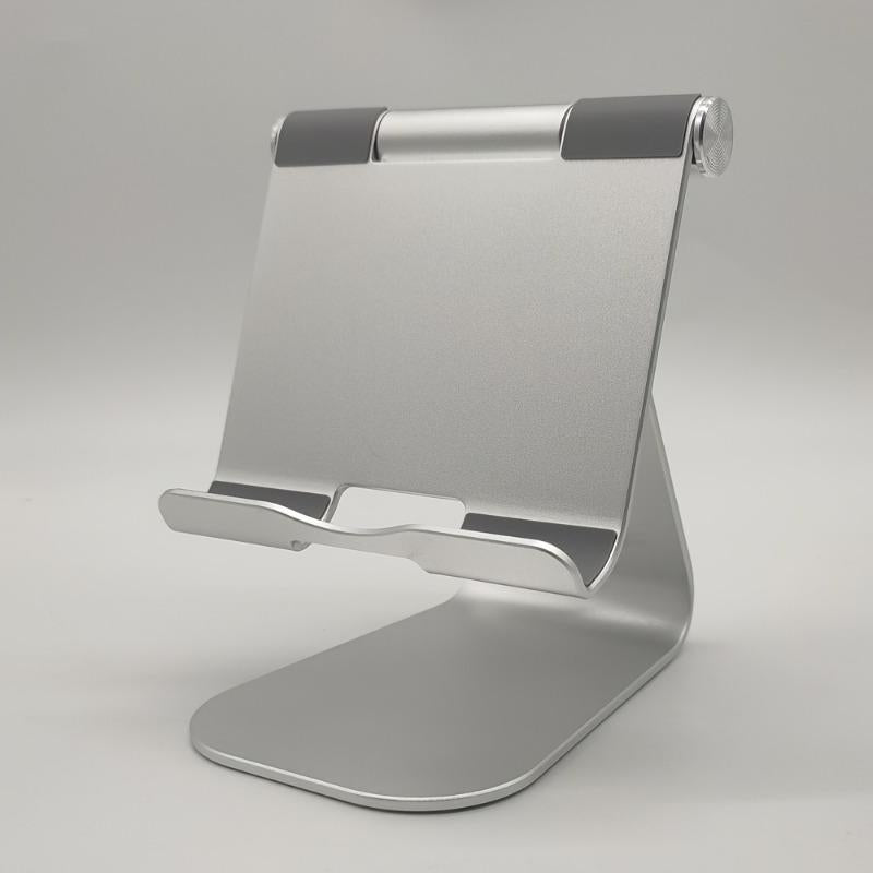 Adjustable Aluminum Tablet Stand - Compatible with Ipad, Samsung, Huawei - Suitable for Kitchen, Living Room, Office, Study, Live Streaming, and Video Calling - Desktop Stand for Iphone 7-11Inch - Portable Clip Holder