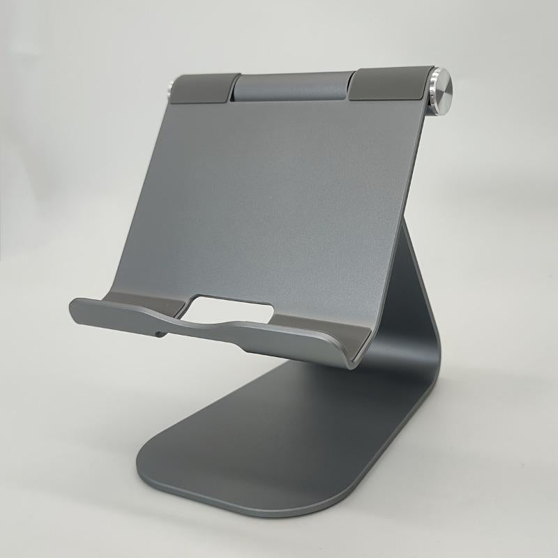Adjustable Aluminum Tablet Stand - Compatible with Ipad, Samsung, Huawei - Suitable for Kitchen, Living Room, Office, Study, Live Streaming, and Video Calling - Desktop Stand for Iphone 7-11Inch - Portable Clip Holder