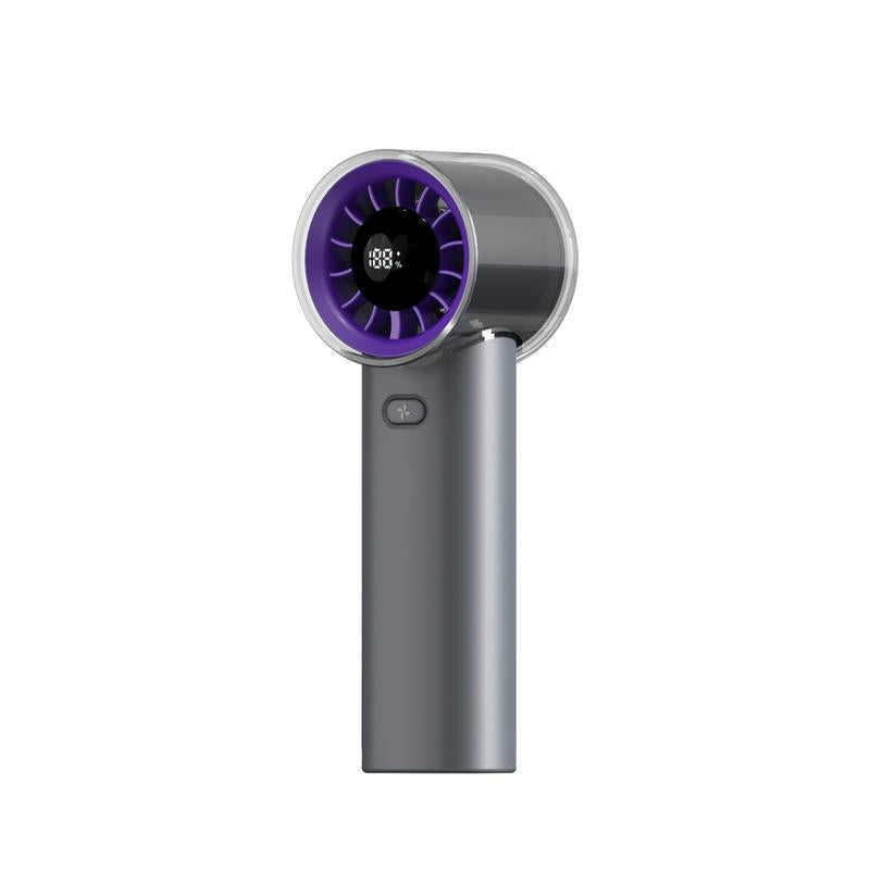 Portable Mini Handheld Fan 100 Speed Settings,Powerful Turbo Mini Fan,6H Max Cooling Time, Powerful Airflow, LED Digital Display, Pocket Rechargeable Personal Small Travel Gifts for Women Men