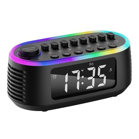 White Noise Speaker Sleep Speaker, DIY Mixable 200 Soothing Natural Sleep Sounds Machine for Sleep Aid, Relaxation, Kids, Meditation Black Audio Smartphone