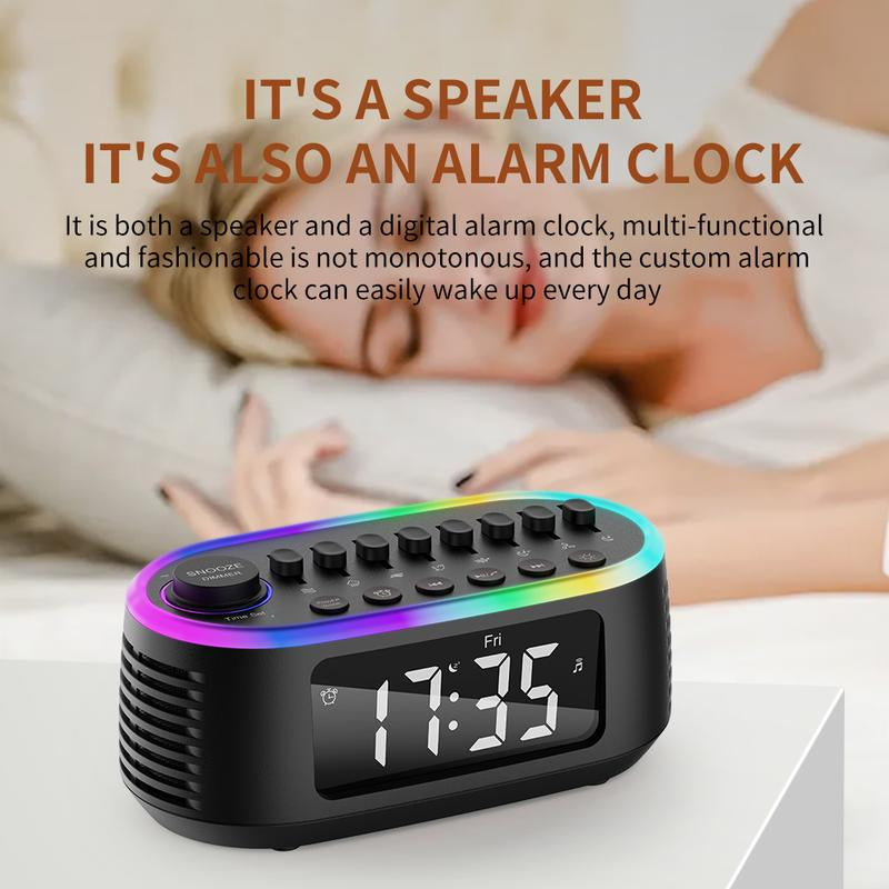 White Noise Speaker Sleep Speaker, DIY Mixable 200 Soothing Natural Sleep Sounds Machine for Sleep Aid, Relaxation, Kids, Meditation Black Audio Smartphone